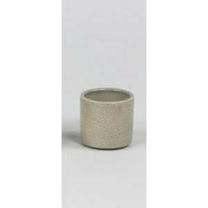 PORTAVASO CERAMICA LUCIDO PER VASO D.6 CM grigio-scuro (Cod. 38150-02)