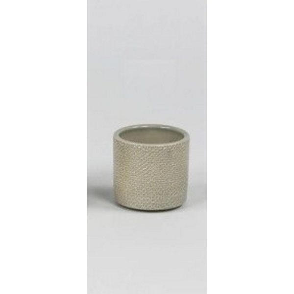 PORTAVASO CERAMICA LUCIDO PER VASO D.6 CM grigio-scuro (Cod. 38150-02)