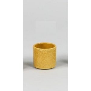 PORTAVASO CERAMICA LUCIDO PER VASO D.6 CM senape (Cod. 38150-03)
