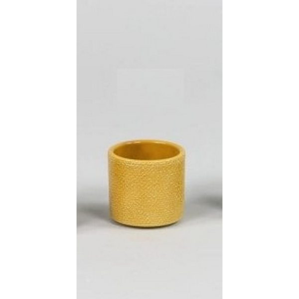 PORTAVASO CERAMICA LUCIDO PER VASO D.6 CM senape (Cod. 38150-03)