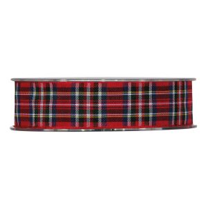 NASTRO TARTAN 20MM X 20MT.  rosso (Cod. 38165-02)