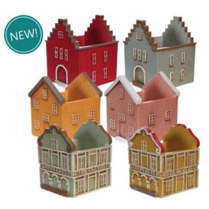 SET 6 CASETTE COLORATE COLORI ASSORTITI H.13X10,7X11,40 (Cod. 38376-01)