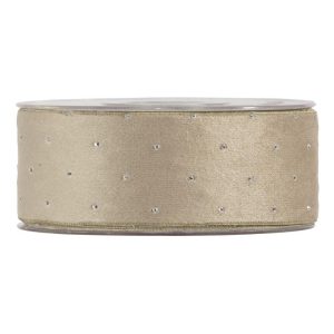 NASTRO XMAS DIAMONDS MM.40X 10 MT. tortora (Cod. 38405-05)