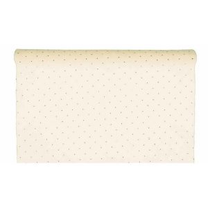 ROTOLO VELLUTO XMAS DIAMONDS CM.48X1,8MT crema (Cod. 38100-01)