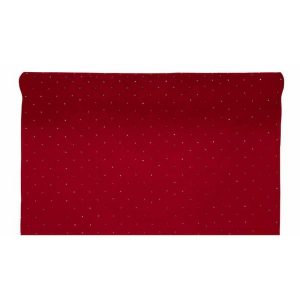 ROTOLO VELLUTO XMAS DIAMONDS CM.48X1,8MT rosso (Cod. 38100-02)