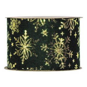 NASTRO GOLD FLAKES MM.63X10MT verde-scuro (Cod. 38140-02)