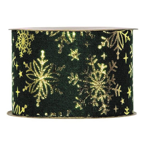 NASTRO GOLD FLAKES MM.63X10MT verde-scuro (Cod. 38140-02)