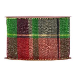 NASTRO BRIGHT SCOTLAND MM.63X10MT verde-scuro (Cod. 38141-02)