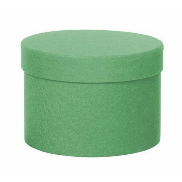S/3 SCATOLE H14,5 D18,3- H.13 D16 -H11 D13,7 CM verde-menta (Cod. 38147-04)