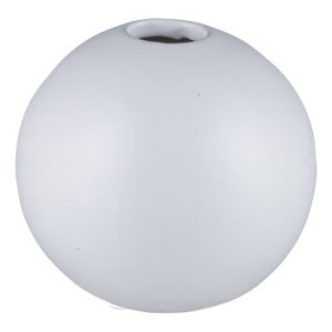 VASO KUGEL CERAMICA 12X12X11 CM bianco (Cod. 38253-01)