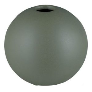 VASO KUGEL CERAMICA 12X12X11 CM verde (Cod. 38253-02)