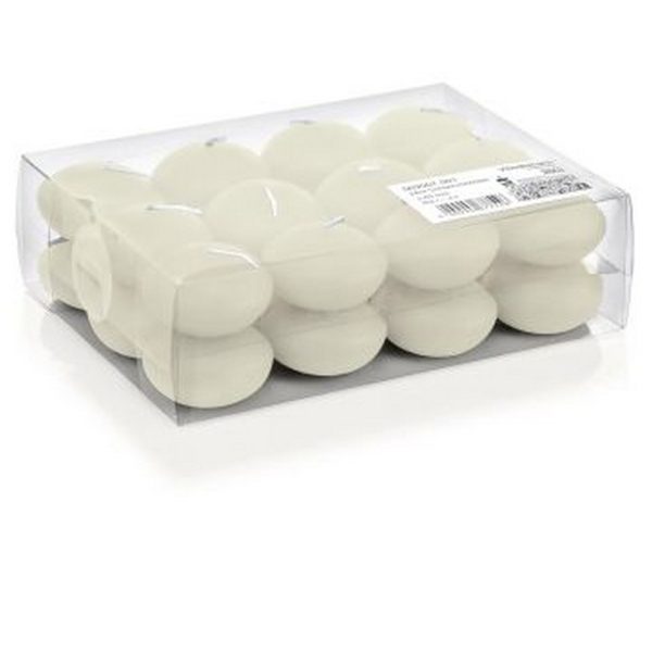 SET 24 PZ. CANDELE GALLEGGIANTI D 4,5 CM avorio (Cod. 34645-01)
