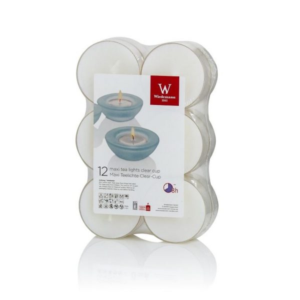 CONFEZIONE PZ.12 MAXI TEALIGHTS 8 ORE  (Cod. 38089-01)
