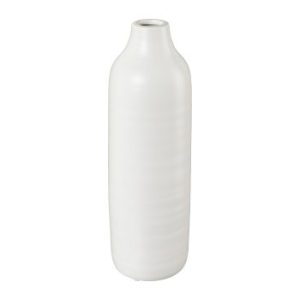 VASO CERAMICA PRESENCE 10X10X30 CM bianco (Cod. 38256-01)