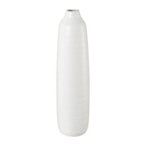 VASO CERAMICA PRESENCE 11X11X40 CM bianco (Cod. 38257-01)
