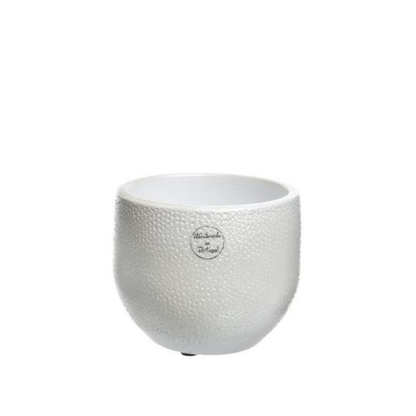 VASO IN TERRACOTTA D16 H13 CM bianco (Cod. 34076-01)