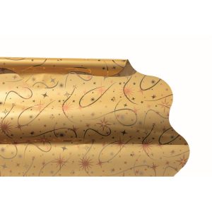 50 PZ. SOTTOVASI ORIONE 35MY D.60 CM oro (Cod. 38331-02)
