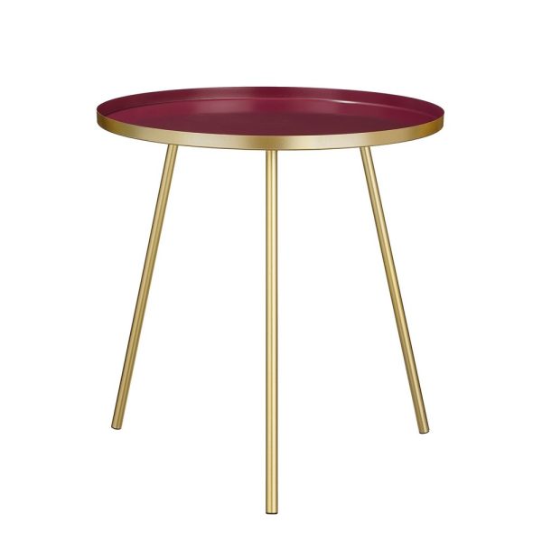 TAVOLINO TATUM H45 D50 CM viola (Cod. 38523-01)