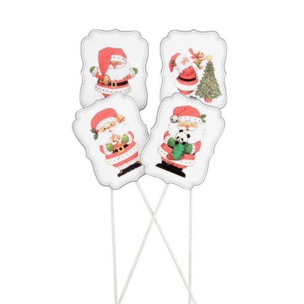 SET 16 PZ. PICK ASSORTITI NATALIZI 27,3 CM  (Cod. 38621-01)
