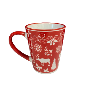 TAZZA MUG NATALIZIA 9,3X10,4  CM rosso (Cod. 38488-01)