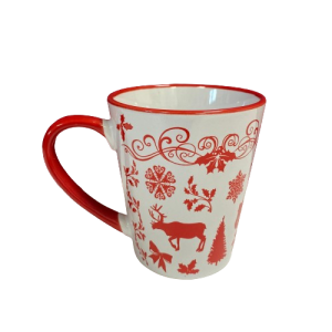 TAZZA MUG NATALIZIA 9,3X10,4  CM bianco (Cod. 38488-02)