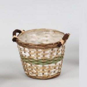 PORTAVASO VIMINI PER VASO 18 CM TONDO  (Cod. 38657-01)