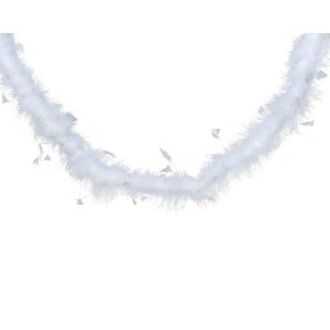 BOA DI PIUME BIANCO H184 D15 CM  (Cod. 38504-01)