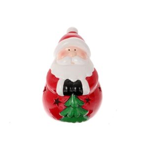 SANTACLAUS RETRO LED H16 D8,5 CM  (Cod. 38548-01)