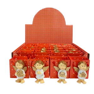 SET 24 PZ.  ANGIOLETTO BEST-WISH 6 CM  (Cod. 38616-01)