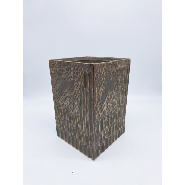 VASO ALTO QUADRO PICCOLO 13,5X13,5X20,2 CM verde-scuro (Cod. 38809-02)