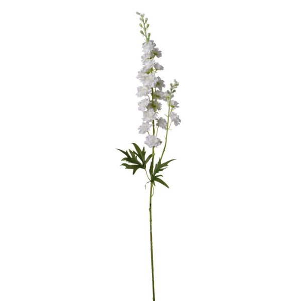 RAMO DELPHINIUM 87 CM bianco (Cod. 38904-03)