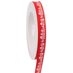 NASTRO CASETTE ATMOSFERA NATALIZIA MM15 MT20  rosso-bianco (Cod. 38757-02)