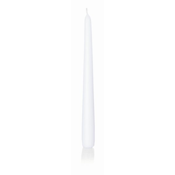 CANDELA CONICA H30 D.25 CONFEZIONE PZ6 bianco (Cod. 38872-01)