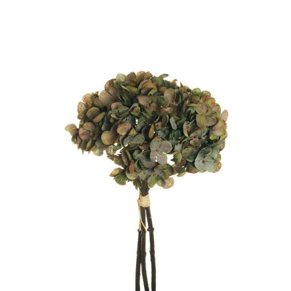 HYDRANGEA LEGATA IN MAZZO X3 32 CM verde-scuro (Cod. 38944-04)