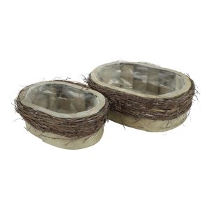 SET 2 PZ. VASO ELOY H11 D30 - H9,5 D24 CM  (Cod. 38869-01)