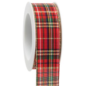 PP88 NASTRO IN TESSUTO TARTAN MM40 MT25  (Cod. 38782-01)