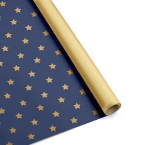 BOBINA B&P POLI. STELLINE H100X25 40MY blu-scuro---oro (Cod. 38873-03)