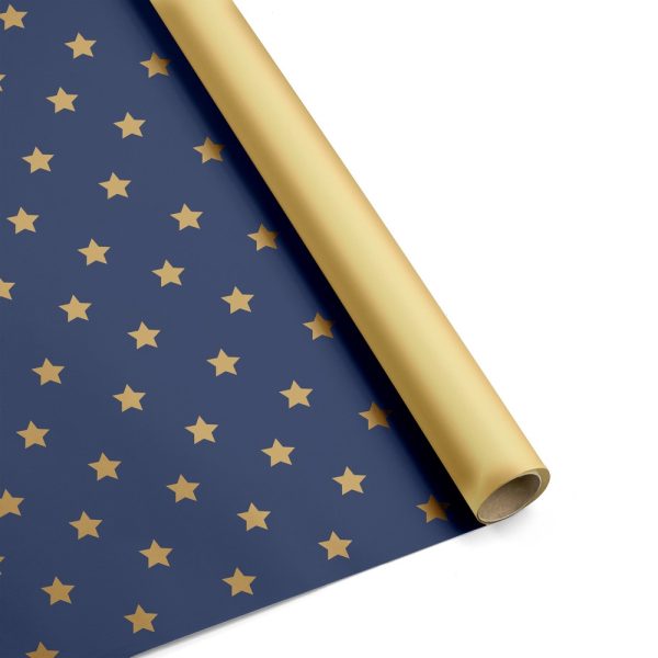 BOBINA B&P POLI. STELLINE H100X25 40MY blu-scuro---oro (Cod. 38873-03)