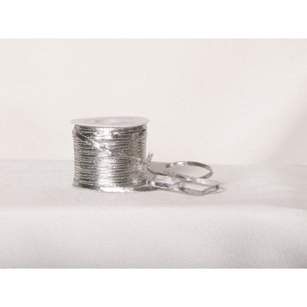 FETTUCCINA LUREX 100M argento (Cod. 38786-01)