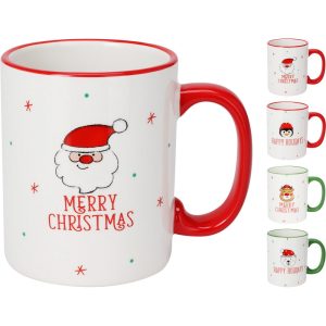 1 PZ. TAZZA NATALE CERAMICA 11 CM  (Cod. 38938-01)