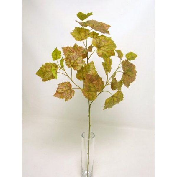 RAMO VITE X3 CON 27 FOGLIE CM63 verde- (Cod. 29517-04)