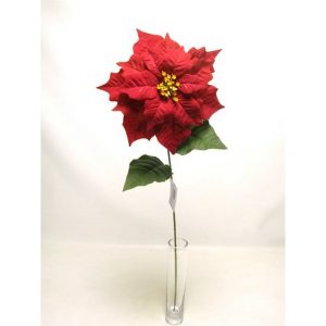 STELLA DI NATALE SPRAY SINGOLA 70 CM  rosso (Cod. 24548-01)