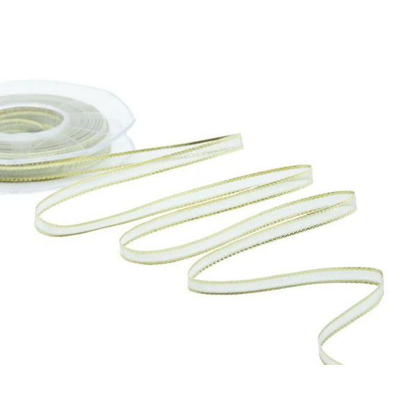 VELO BORDI RASO  6MM 25MT oro (Cod. 27286-02)