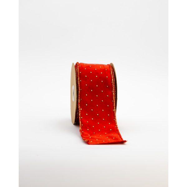 NASTRO LES POIS MM65 X 10MT rosso (Cod. 38880-03)