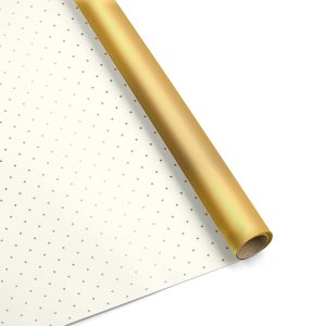 BOBINA MINI POIS PROFUMATA AROMA MIELE 100X25MT 55MY bianco-oro (Cod. 38885-01)