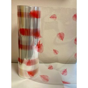 ROTOLO PPL MONOPIEGA STAMPATO 0,50X250 MT foglie-rosse (Cod. 108-07)