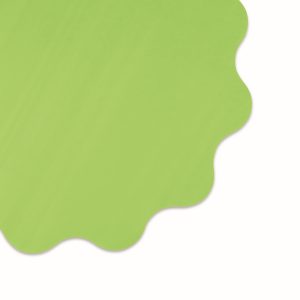 SOTTOVASI MARGHERITA MILLERIGHE D40 50PZ verde-mela (Cod. 30906-10)
