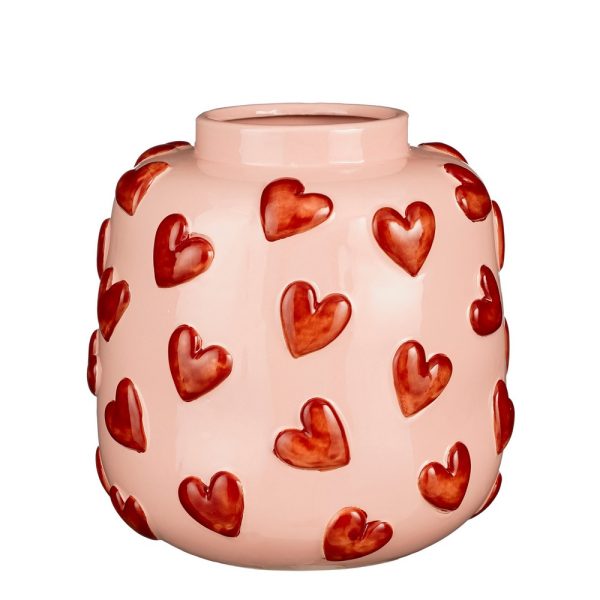 VASO HEARTS H28 D28,5 CM  (Cod. 39043-01)