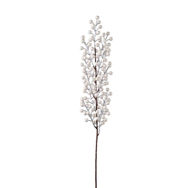 RAMO BACCHE X12 80 CM bianco-perla (Cod. 38991-02)