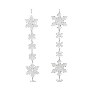 GHIRLANDA FIOCCHI DI NEVE 0,5X5X135 CM  (Cod. 39084-01)